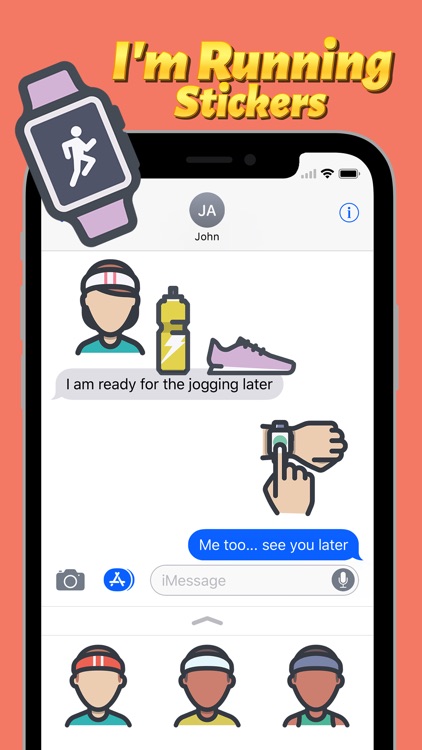 I’m Running Stickers
