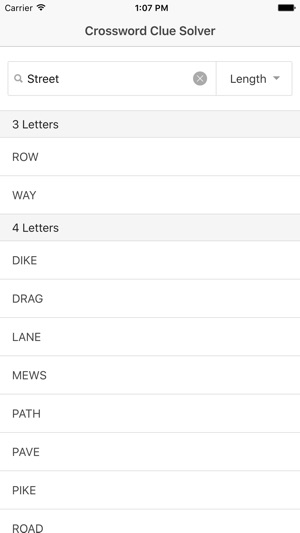 crossword clue solver on the app store long letter crossword clue