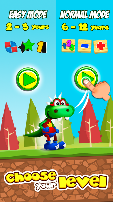 How to cancel & delete DinoTim: Basic math learning, preschool for kids from iphone & ipad 1