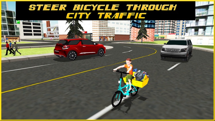 Kids Riding Garbage Bicycle & Biker Simulator 3d