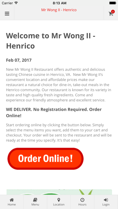How to cancel & delete Mr Wong II - Henrico from iphone & ipad 1