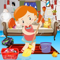 Activities of House Clean Up Decoration Game, Girl Home Cleaning