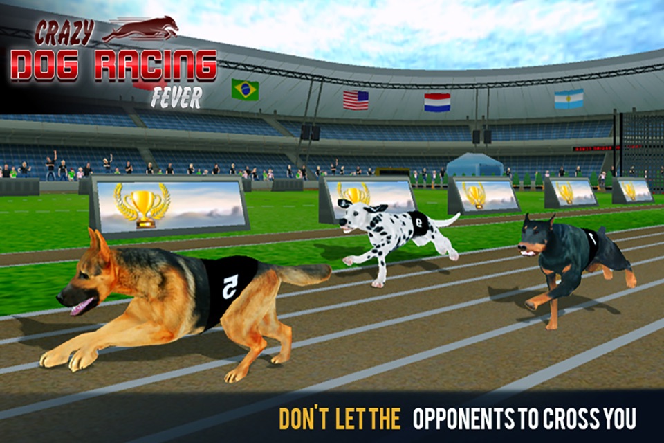 Crazy Dog Racing Fever screenshot 2