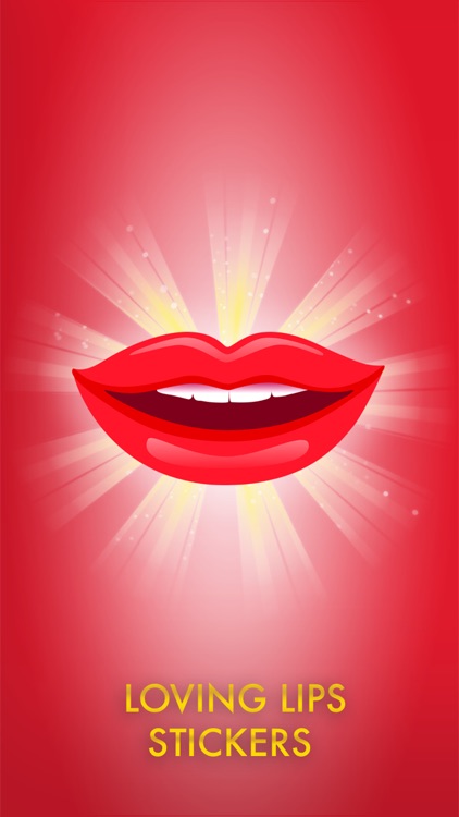 Loving Lips Stickers