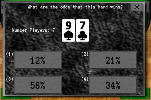 Texas Hold 'em or Fold 'em - Poker Trainer screenshot 3