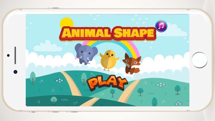 Shapes Animals Kids Learning Game