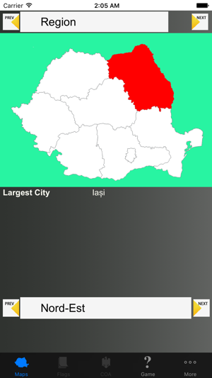 Romania Region Maps and Capitals(圖4)-速報App