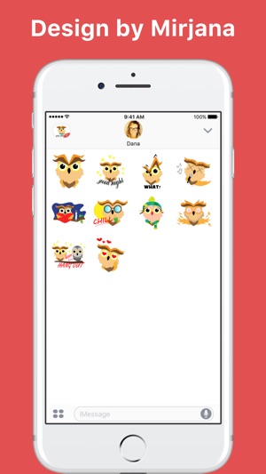 Owl's Emotions stickers by Mirjana Antonijevic(圖2)-速報App