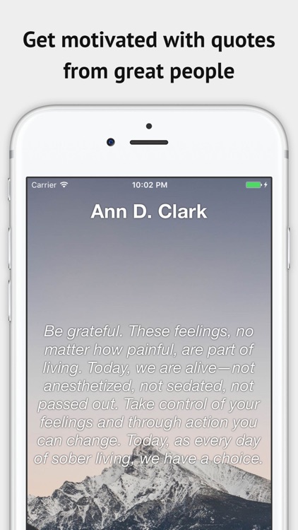 Clear Thinker - Sobriety Counter & Motivation Tool