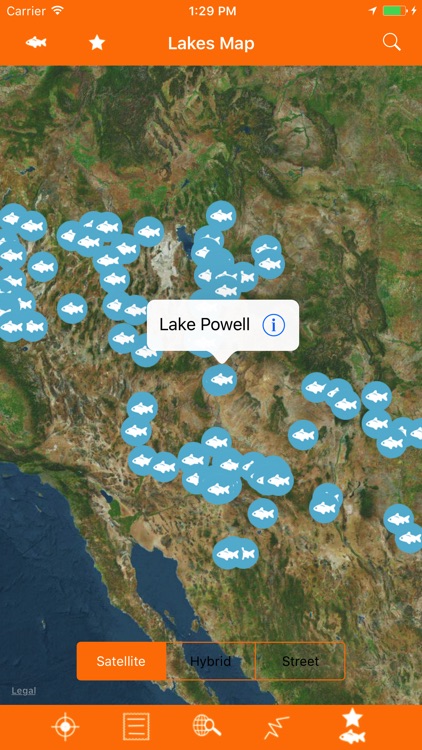 Nevada, Utah, Arizona, New Mexico – Fishing Lakes