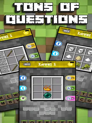 Captura de Pantalla 2 Crafting Quiz - Trivia Craft Recipes for Minecraft iphone