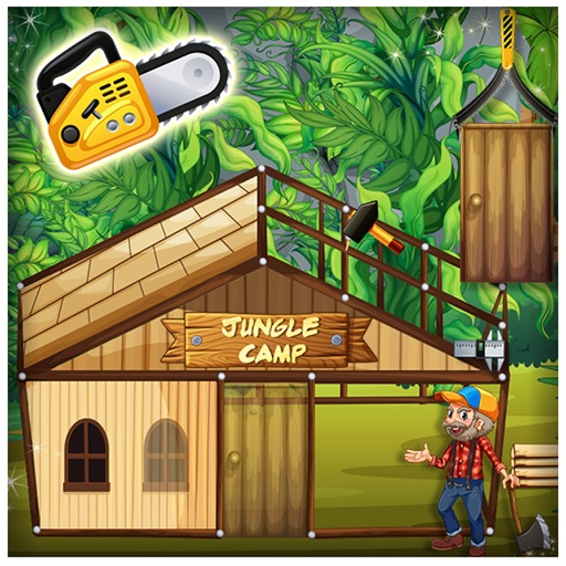 Jungle Camp Builder Simulator – Kids Adventure Icon