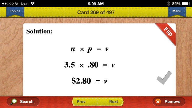 TEAS 6 Prep Math Flashcards Exambusters
