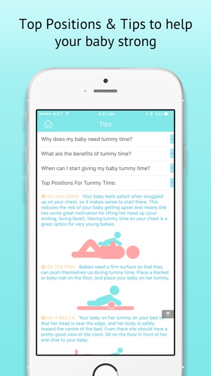 Tummy Time Tracker - Improve Baby Coordination(圖5)-速報App