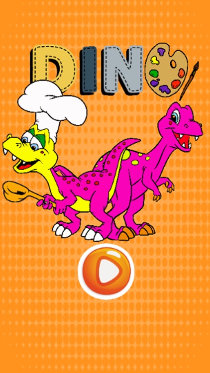 Dinosaur Painting Color For Kindergarten Fun Game