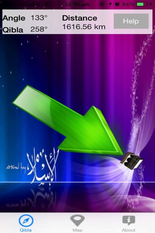 Find Qibla Now تحديد القبلة الآن screenshot 2