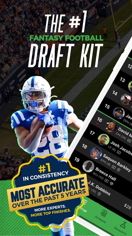 Fantasy Football Draft Kit UDK screenshot-0