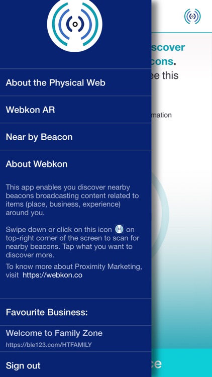 Webkon Physical Web Browser
