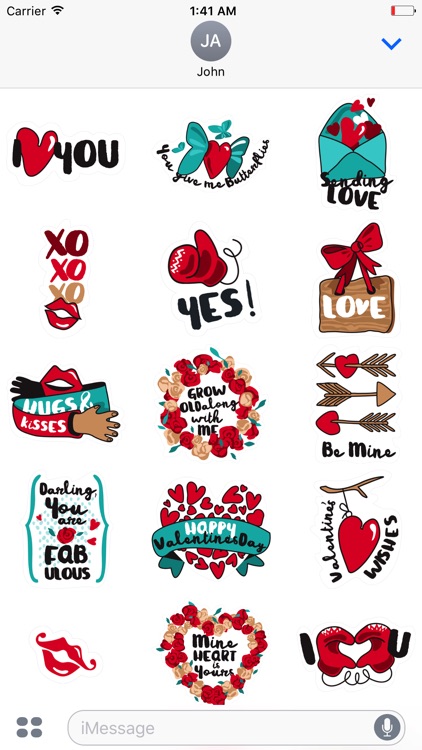 Happy Valentine's Day Sticker Pack