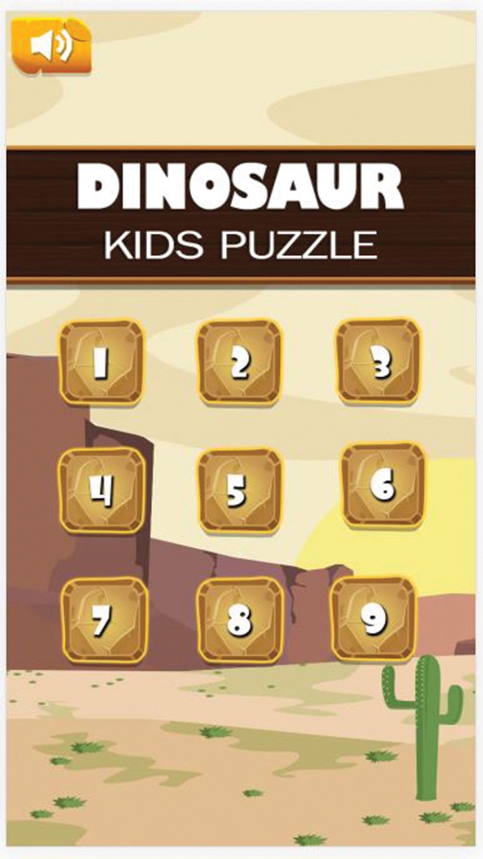 Dinosaur Memory Puzzle Game for kid