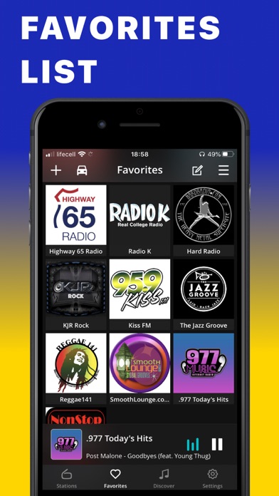 FM Radio Tuner live Player app screenshot 4