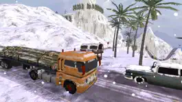 Game screenshot Большой снег грузовик симулятор: Грузовой автомоби apk