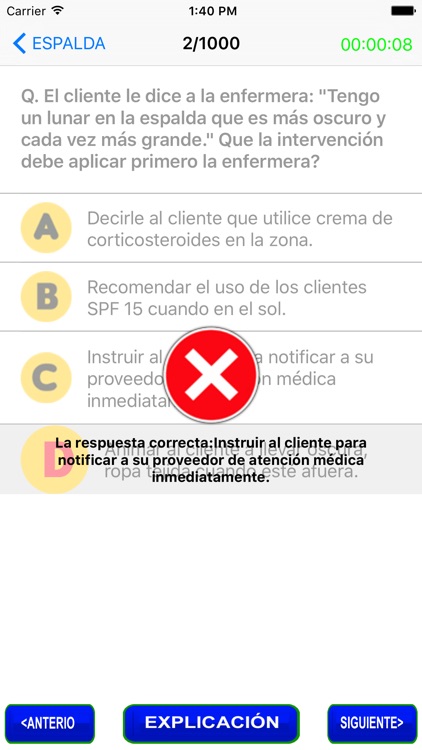 NCLEX-RN Questions in Spanish screenshot-1