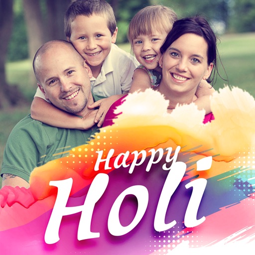 Holi Photo Frame - Best Frame of Colors icon