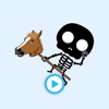 Sporting Skeletons - Animated Gif Stickers