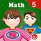 LogTera Grade 5 Math provides the most comprehensive learning and fun game for children 8 to 12 years old