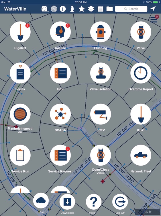 GeoViewer Mobile Backflow