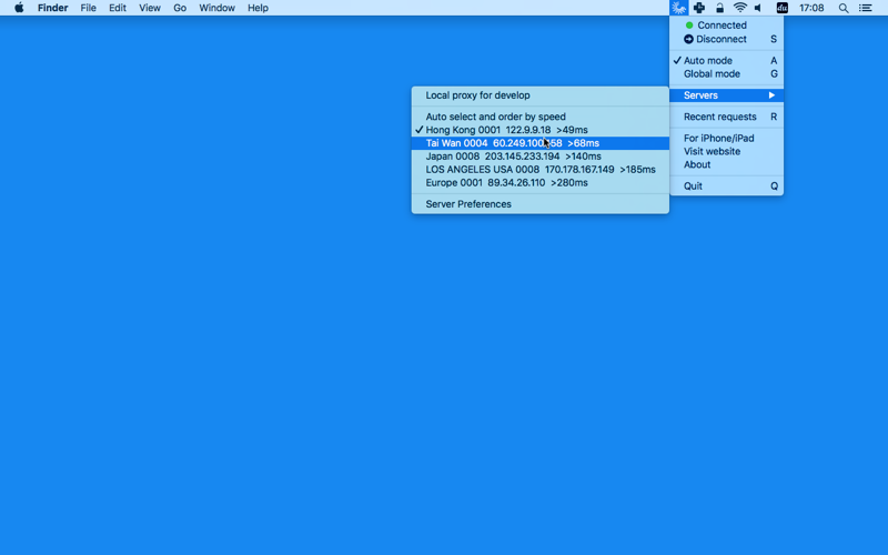 Скриншот из ShadowTunnel Lite - Proxy Client For Shadowsocks