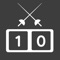 A scoreboard app specialized for fencing