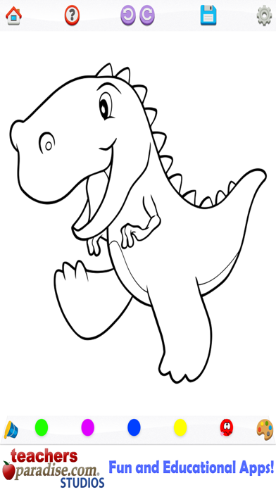 How to cancel & delete Dinosaurs Coloring Book from iphone & ipad 2