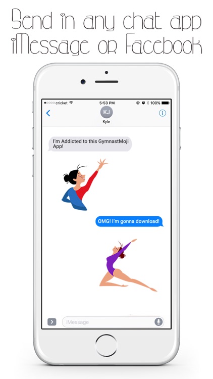 GymnastMoji - Gymnast Athlete Emojis & Stickers