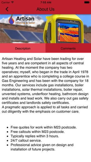 Artisan Heating and Solar(圖3)-速報App