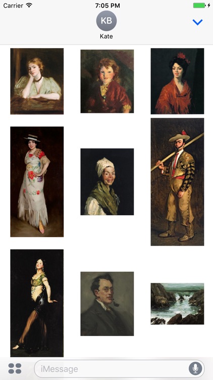 Robert Henri Artworks Stickers screenshot-3