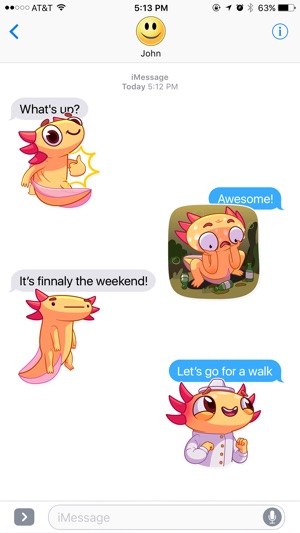 Cute Salamander Stickers(圖3)-速報App