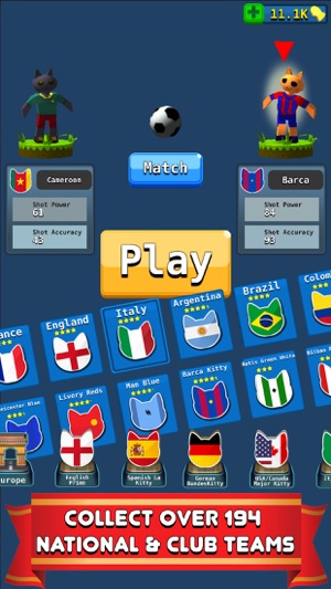 Foozy Kitty: Cat Soccer World Stars(圖2)-速報App