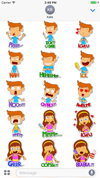 Emotions Stickers