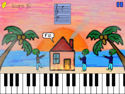 Mr. Zombie's Piano Studio screenshot 3
