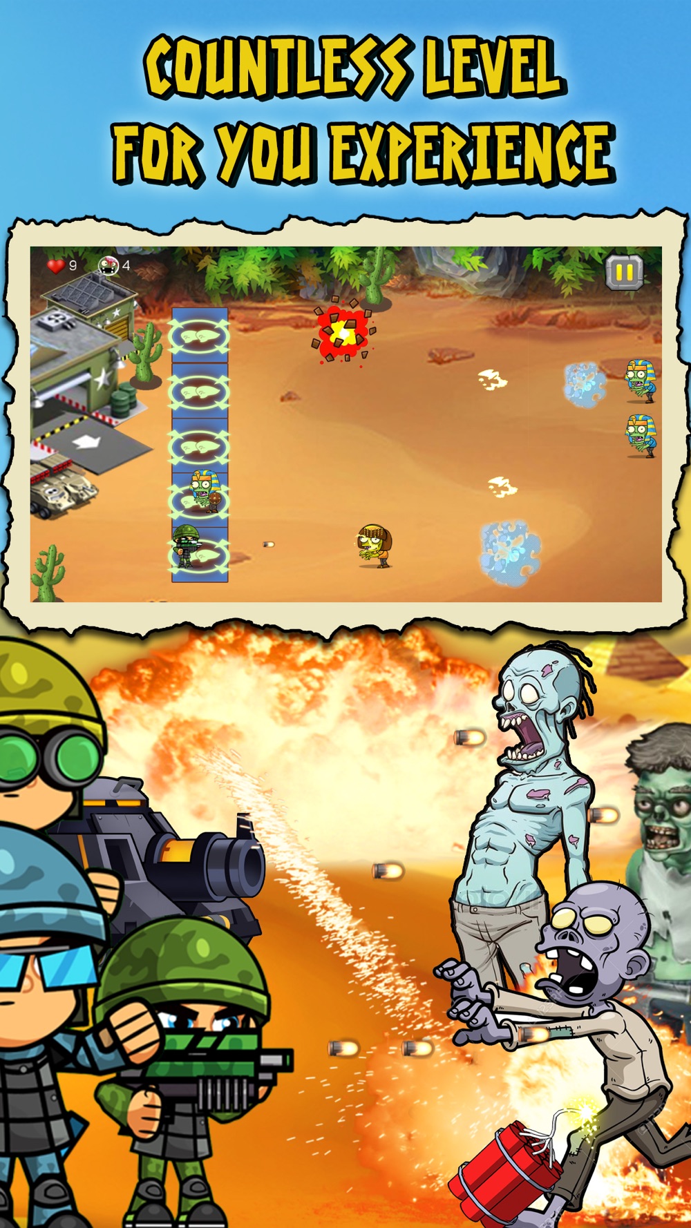 Ninja vs Zombies War in Desert hack tool