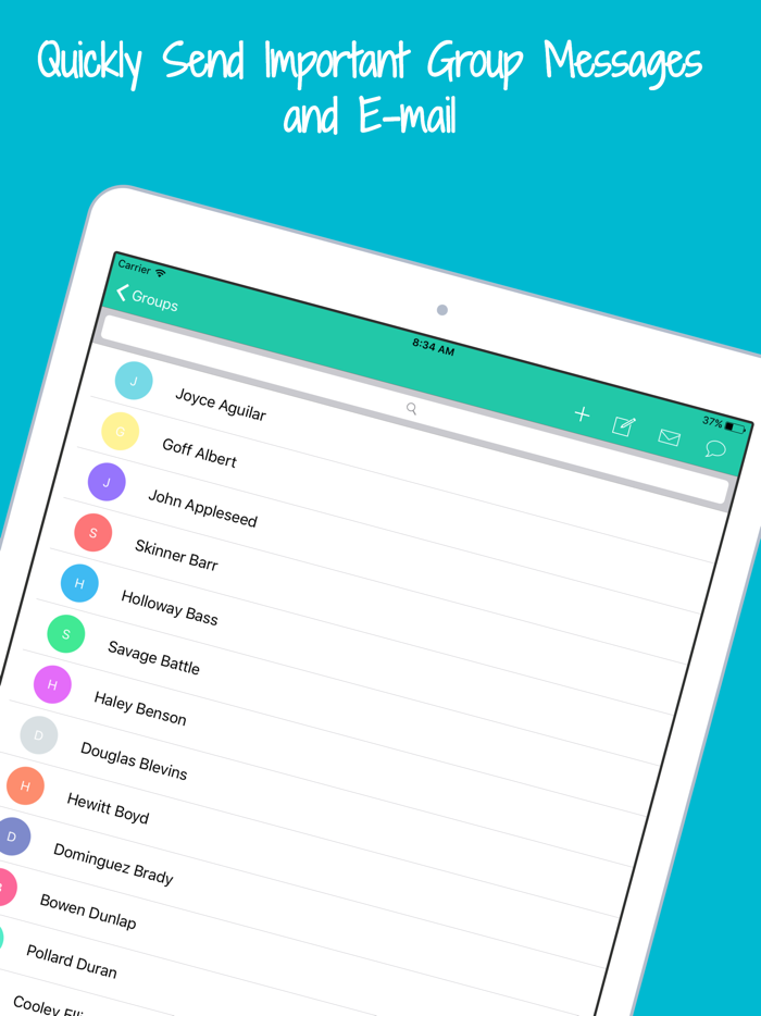 Contacts Group Texting  SMS Mass Text Messaging