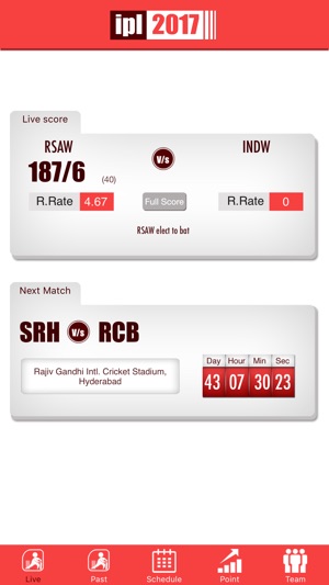 IPL 2017 - Live Score(圖1)-速報App