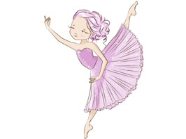 I Love Dance Ballet Sticker Pack