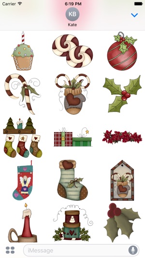 Christmas Stickers #4 for iMessage(圖2)-速報App