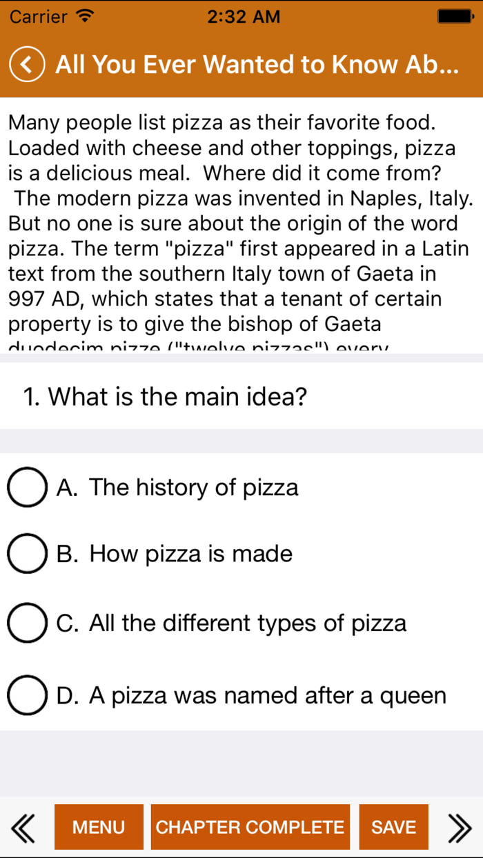 5th Grade Reading Comprehension Practice