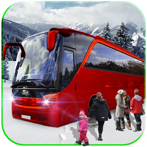 Tourist Winter Bus Simulation  pro Game icon