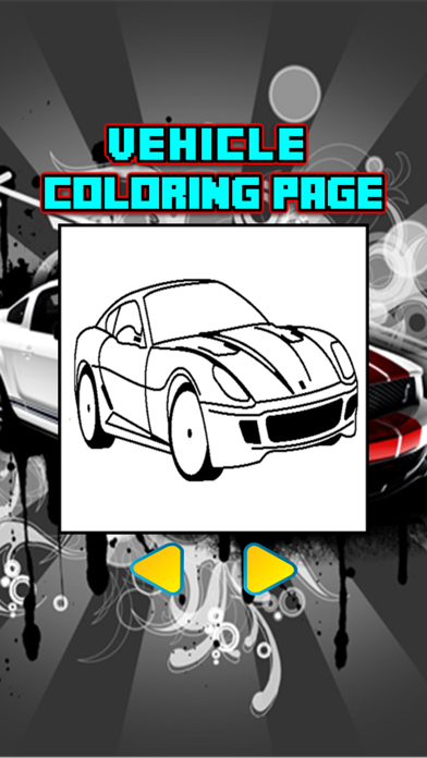 Vehicles & Car Coloring Book for Kids and toddlers screenshot 3
