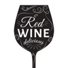 Elegant Wine Stickers - Silhouettes and Quotes